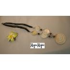 Yahoo! Yahoo!ショッピング(ヤフー ショッピング)メール便対応可 バリ島製 シェルデザインネックレス 黒 貝殻ペンダント