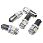 LED BA9s 10 шт 5SMD 5050 белый 
