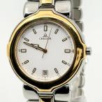 SEIKO セイコー CREDOR クレドール SS×YG 8N75-6021 ホワイト QZ メンズ 腕時計 稼働品