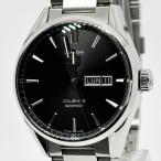 TAG HEUER タグホイヤー CARRERA カレラ CALIBRE 5 WAR201A-1 ブラック AT メンズ 腕時計 稼働品