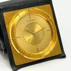 JAEGER-LECOULTRE Jaguar *rukruto дорожные часы Gold механический завод мужской настольные часы 