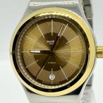 Swatch スウォッチ SS GP×SS GP×SS シャンパン文字盤 GOLDCLOAK YI5437G AT メンズ 腕時計 稼働品