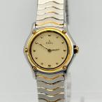 EBEL エベル クラシックウェーブ 18166708 ゴールド QZ レディース 腕時計 稼働品