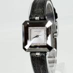 CENTURY センチュリー タイムジェム シルバー×ダイヤ文字盤 Pt×革/ 22.8g  24404 シルバー QZ レディース 腕時計