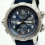 HAMILTON ハミルトン カーキ アビエーション X-ウィンド H779060 MLW8P1SCN SS×革 H77906940 ブルー AT メンズ 腕時計