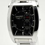 エベラール CHRONO 4 TEMERARIO PELLE 310475421 ブラック AT メンズ 希少 箱 ギャラ 取説 腕時計 稼働品