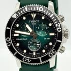 TISSOT ティソ SEASTAR シースター T120.417.11.091.00 グリーン QZ メンズ 腕時計 稼働品