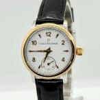 CARL F.BUCHERER カール F. ブヘラ アダマビ 18K 裏スケルトン Au750 10317.07 16.0206 ホワイト 手巻き レディース 腕時計