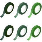  флора лента 6 шт входить 3 видов зеленый искусственный цветок лента цветок лента аранжировка цветов комплект цветок сборный конструкция для лента цветок магазин букет букет стебель наматывать 