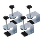 TK.Felly クランプ 工具 引き出し 前板クランプ 4個セット テーブル ブラケットクランプ テーブル 家具 DIY