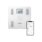 オムロン 体重 体組成計 HBF-230T-SW スマホ連動 体脂肪率 BMI 骨格筋率 OMRON connect対応 自動認識 シャイニーホ