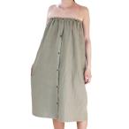 トランパラン 日本製 ラップタオル 大人用 プレミアムガーゼ 巻きタオル 速乾 薄手 綿100％ 泉州タオル グレー