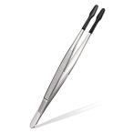  резиновый пинцет PVC пинцет точный силикон покрытие предотвращение скольжения резина нержавеющая сталь пинцет не .. драгоценнный камень пинцет tool 