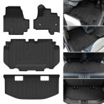 ショッピングJF Jiooy ホンダ 新型 N-BOX JF5 JF6 JOY フロアマット+セカンドマット+ラゲッジマット 4点セット エヌボックス JF5 ト
