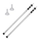  брезент paul (pole) палатка paul (pole) эластичный тип усиленный осуществлен блокировка структура aluminium палатка paul (pole) диаметр 30mm высота 90~230cm 3. нет -ступенчатый настройка 2 шт. комплект 