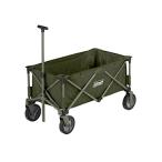 ショッピングcoleman Colemanコールマン キャリーカート アウトドアワゴン オリーブカラー 耐荷重約100kg ストッパー付 コンパクト収納 200003344