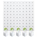  водная культура губка блок 100 шт. комплект /200 шт. комплект полиуретан губка посадочный губка вода нет почва культивирование разведение pot рассада овощи рассада пол tool 100 шт se