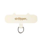 ねこのストラッパー strapper ストラッパー スマホ iphone ストラップ ストラップホルダー 猫 可愛い ネコ クリーム単品