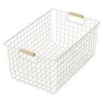  жемчуг металл корзина Sand белый L размер тросик корзина дерево рисунок N-8322