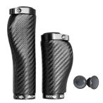 GORIXゴリックス 自転車グリップ カーボン調柄グリップGX-BONC6 ロングショートペア 130mm×94mm クロスバイク mtb おし