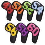  Golf железный покрытие Wedge покрытие Golf крышка головки цилиндров железный / Wedge для 6 шт. комплект модный дизайн красочный подсчитывать имеется удар P