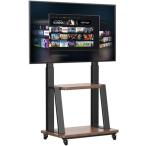 ORMGZIN テレビスタンドキャスター付き32-75 インチ4K LED 液晶/モニター対応移動できるテレビ台 耐荷重50 kg VESA20