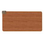 ライフジョイ ホットカーペット 1畳 フローリング調 電気カーペット 88cm×176cm 防水 ブラウン JPJ101WB