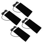 xuuyuu нагревание плёнка USB электрический ткань обогреватель накладка обогреватель накладка 4 шт DC5V складной водонепроницаемый одежда для жилет с подогревом подушка . соответствует 