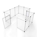 seiyishi домашнее животное забор собака кошка pa-teshon. входить предотвращение compact район порез . домашнее животное клетка 12 листов комплект домашнее животное Circle прозрачный panel свободный 