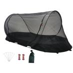 ショッピング蚊帳 FLYFLYGO ポップアップテント 蚊帳 モスキートネット 開くだけで簡単に設置 1人用 ソロキャンプ 車中泊 キャンプ アウトドア活動