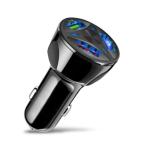  прикуриватель 3 порт USB QC3.0 установка 12V 24V маленький размер машина грузовик зарядное устройство внезапный скорость зарядка автомобильный машина charger черный 