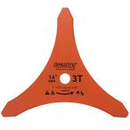 SHUZIYU 草刈り機 3枚刃 355mm 厚さ4mm