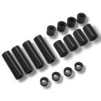 TAGATORON(tagato long ) aluminium проставка комплект (12mm/6mm/3mm/1.5mm каждый 4 штук ) черный 