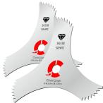 草刈り機 替え刃 3枚刃、305mm 草刈り機の刃 刈払い機 刃 三枚刃 シュレッダーブレード 2個 シュレッダーブレード かりばらい機刃