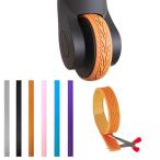 TUAHOUS колесо покрытие 8 шт литейщик покрытие приклеивание тихий звук силикон cut возможность царапина предотвращение загрязнения вращение .. предотвращение дорожная сумка колесный колпак груз 