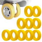 10 шт. комплект *5 цвет развитие чемодан чехол запасного колеса литейщик покрытие тихий звук силикон царапина предотвращение колесо покрытие диаметр 5~6cm. колесо . соответствует глаз печать Hierro 