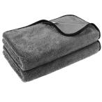 HOMEXCEL мойка машин полотенце микроволокно Cross супер . вода .. вверх большой размер скорость . мойка машин Cross 2 листов ввод 50×60cm серый 