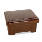 J-kitchens 土用の丑の日 鰻重箱 うな重 重箱 ミニ丼重 梨地内朱塗 鰻 うなぎ 重箱 14cm ×12.1cm ×7.3cm 日本製