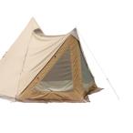 テンマクデザイン サーカスTC DX専用窓付きフロントフラップ サンドカラー オプション品 tent-MarkDESINGN 2人 ワンポールテ