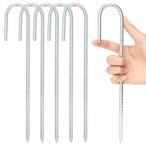 ohbien J type прекращение булавка трос прекращение металлические принадлежности цинк металлизированный толщина 9mm× длина 30cm 6 шт. входит ) палатка колок кемпинг футбольные врата батут .