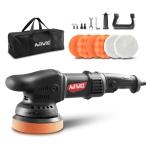 Autiwoz ダブルアクション ポリッシャー 車 コード式 電動 ポリッシャー 125mm 12mm ランダムオービタル式 AC100V 6段