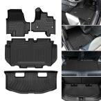 ショッピングJF Jiooy ホンダ 新型 N-BOX JF5 JF6 JOY フロアマット+セカンドマット+ラゲッジトレイ 4点セット エヌボックス トランクマ