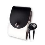 FOLG мяч для гольфа кейс зеленый вилка маркер (габарит) комплект ремень . простой установка мяч 2 шт место хранения PU кожа зеленый вилка комплект 