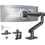 2025新型HUANUO ファーノー モニターアーム 18kg高耐荷重 17-49インチ対応 大型 ゲーミングモニターアーム 機械スプリング式