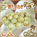 兵庫県 淡路島産 ”新たまねぎ 七宝” 秀品 L/2L 約5kg【予約 5月中旬以降】 送料無料