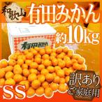 みかん 和歌山産 ”有田みかん” 訳あり 小粒・小玉 SSサイズ 約10kg 産地箱 ありだみかん【予約 11月末以降】 送料無料