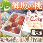 ”山梨県産御坂の桃”青秀品6〜8玉...