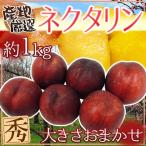 ~ нектарин ~ превосходящий товар примерно 1kg размер случайный Yamanashi Nagano и т.п. производство земля тщательно отобранный [ предварительный заказ 7 месяц после ] бесплатная доставка 