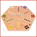 Oak H-Pated 20" Wooden Aggravation Game Board, Double-サイドd