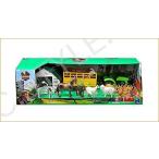 NEWRAY COUNTRY LIFE - FARM TRACTOR  TRAILER WITH ANIMALS  BARN 04106